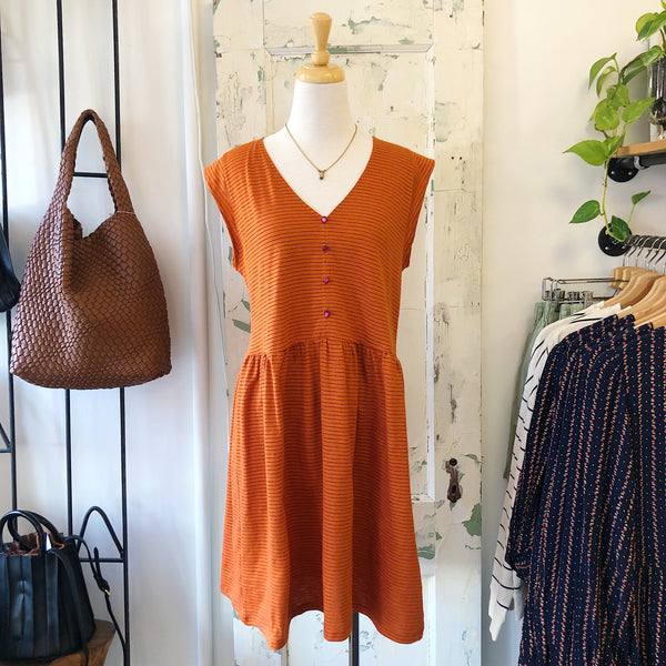 Des Petits Hauts // Kirion Dress Orange Brulee/Dahlia