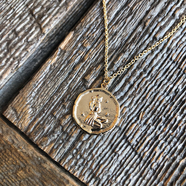 Zodiac Coin Necklace