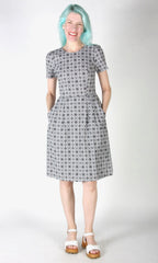 Birds of North America // Buttonquail Dress Quatrefoil