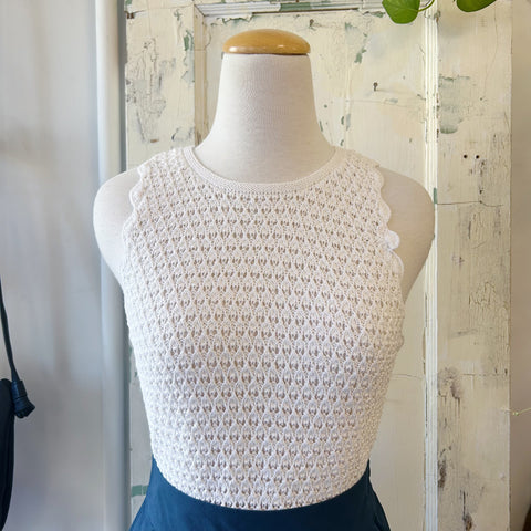 Melissa Nepton / Mirali Knit Tank White