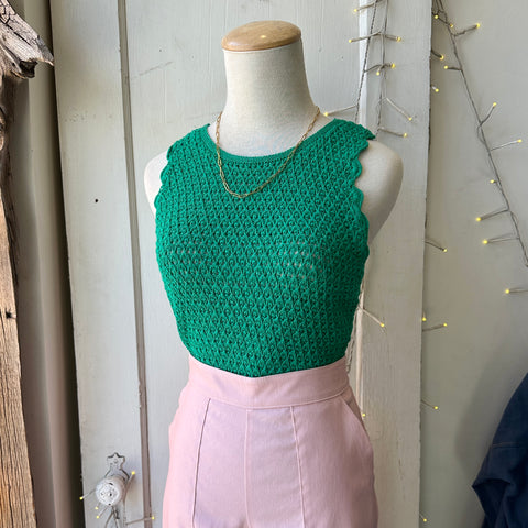 Melissa Nepton / Mirali Knit Tank Green