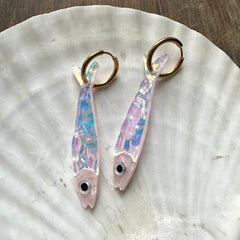 dconstruct // Sardine Earrings Iridescent