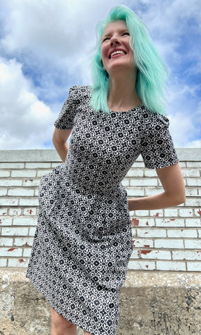 Birds of North America // Buttonquail Dress Quatrefoil