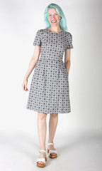 Birds of North America // Buttonquail Dress Quatrefoil