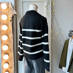 Gentle Fawn // Becket Sweater Black Stripe