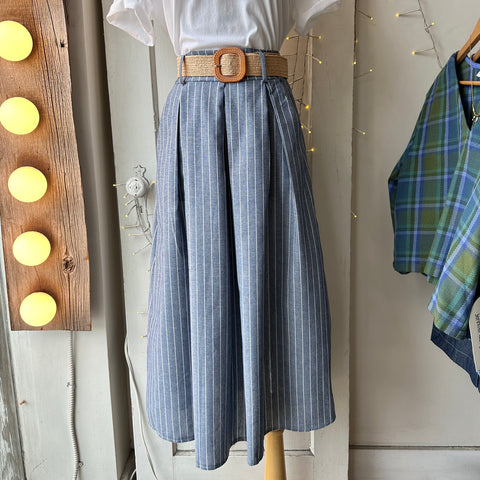 Astrid // Blue Stripe Skirt