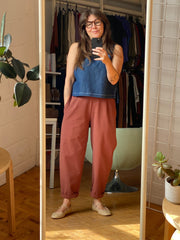 Amanda Moss //  Organic Cotton Priscilla Pant Rust