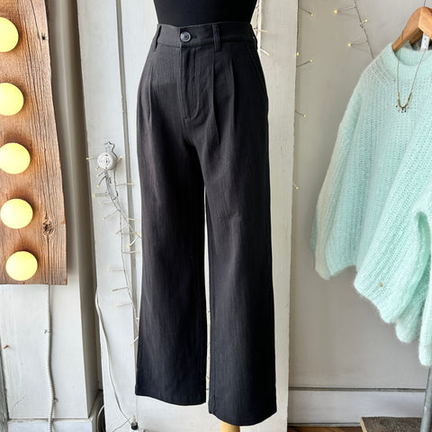 Meemoza // Maelle Vegan Linen Pants Black *Last Size XS