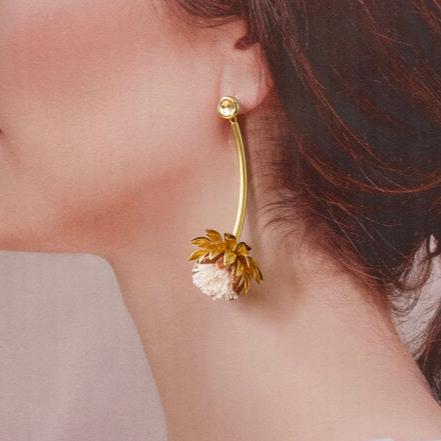 This Ilk // Cynara Statement Earrings Ivory