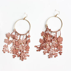 This Ilk // Duo Des Fleurs Earrings Dusty Pink