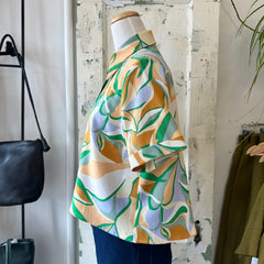 Marigold // Sarah Top Green Waves