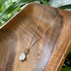 Jen Ellis // Alice Necklace GF/FW Pearl