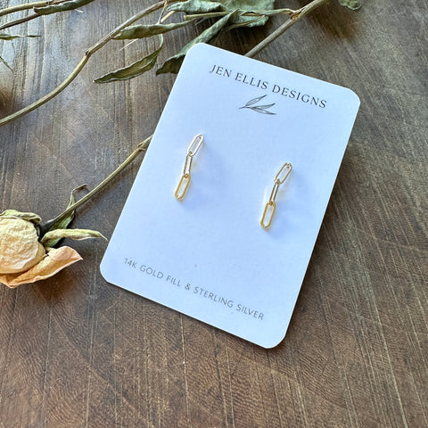 Jen Ellis // Sage Sm Earrings GF