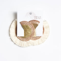 This Ilk // Savannah Earrings Cream