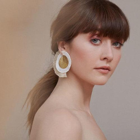 This Ilk // Savannah Earrings Cream