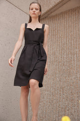 Eve Gravel // Aya Dress Black