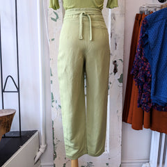 Eve Gravel // Oduna Pants Green Apple